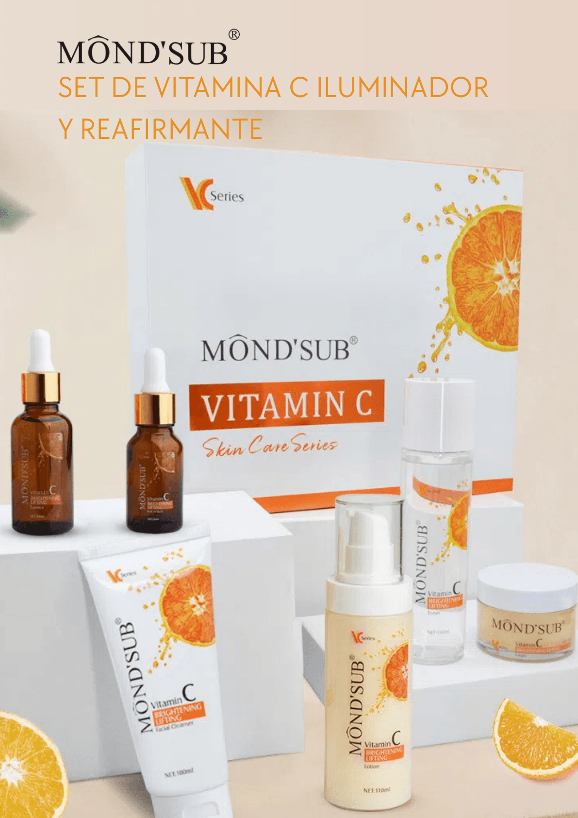 SET DE VITAMINA C ILUMINADOR Y REAFIRMANTE