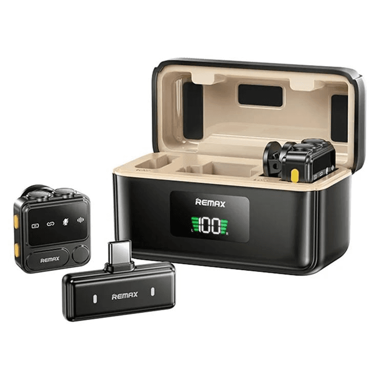 K-18 Micrófono Inalámbrico 2 en 1 Plug and Play Universal