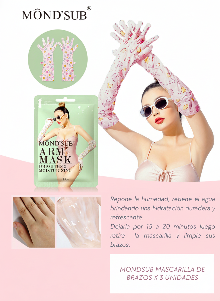 MONDSUB MASCARILLA DE BRAZOS X 3 UNIDADES