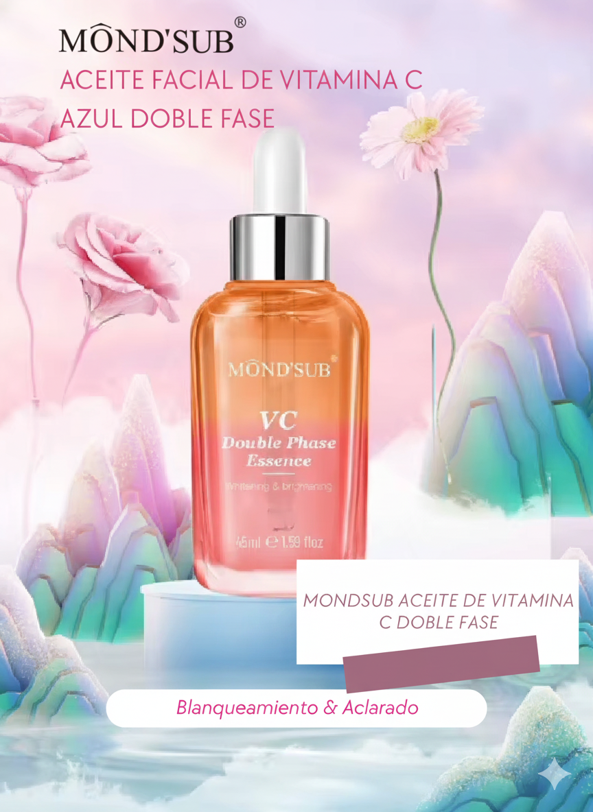 ACEITE FACIAL DE VITAMINA C AZUL DOBLE FASE
