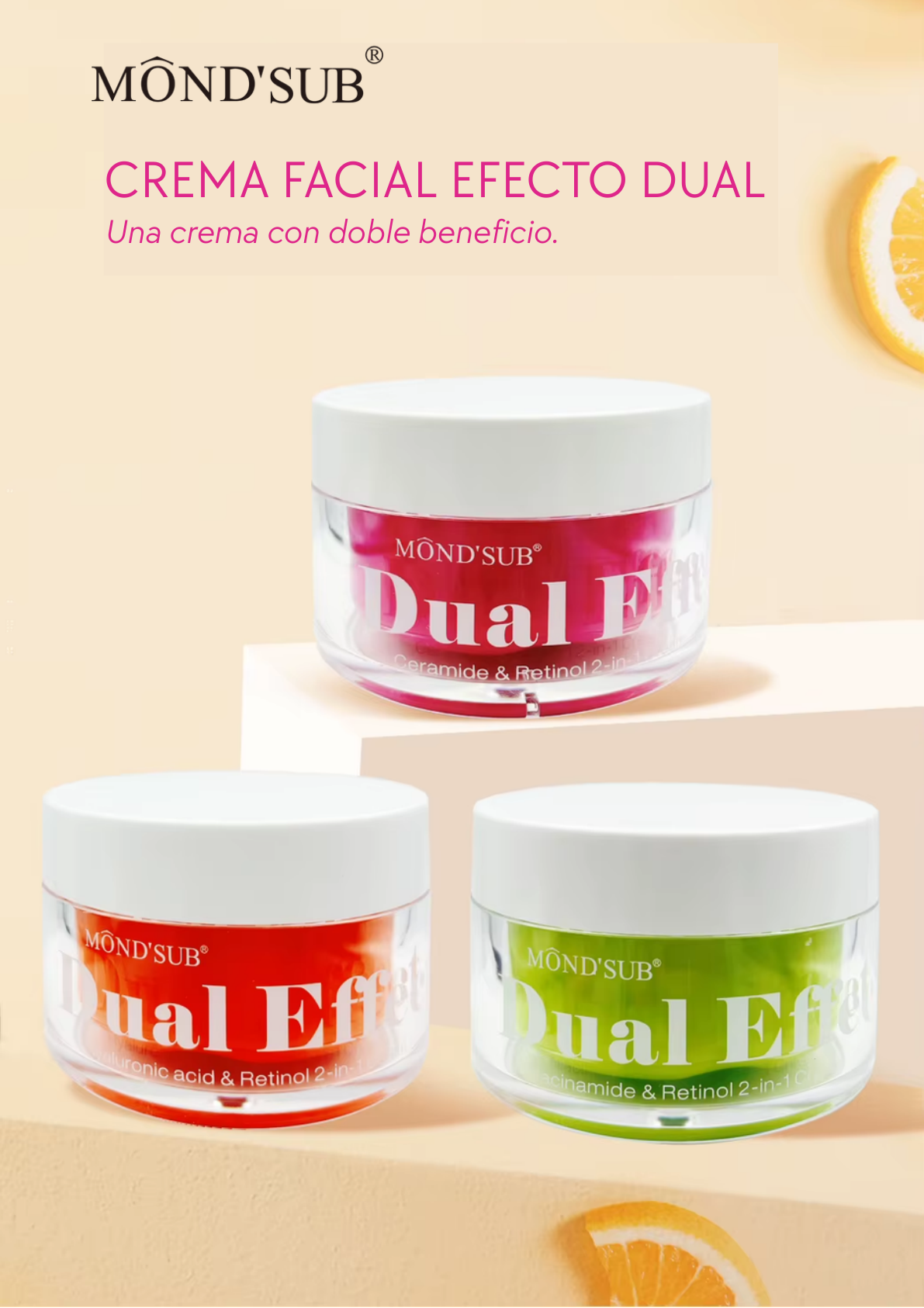 CREMA FACIAL EFECTO DUAL