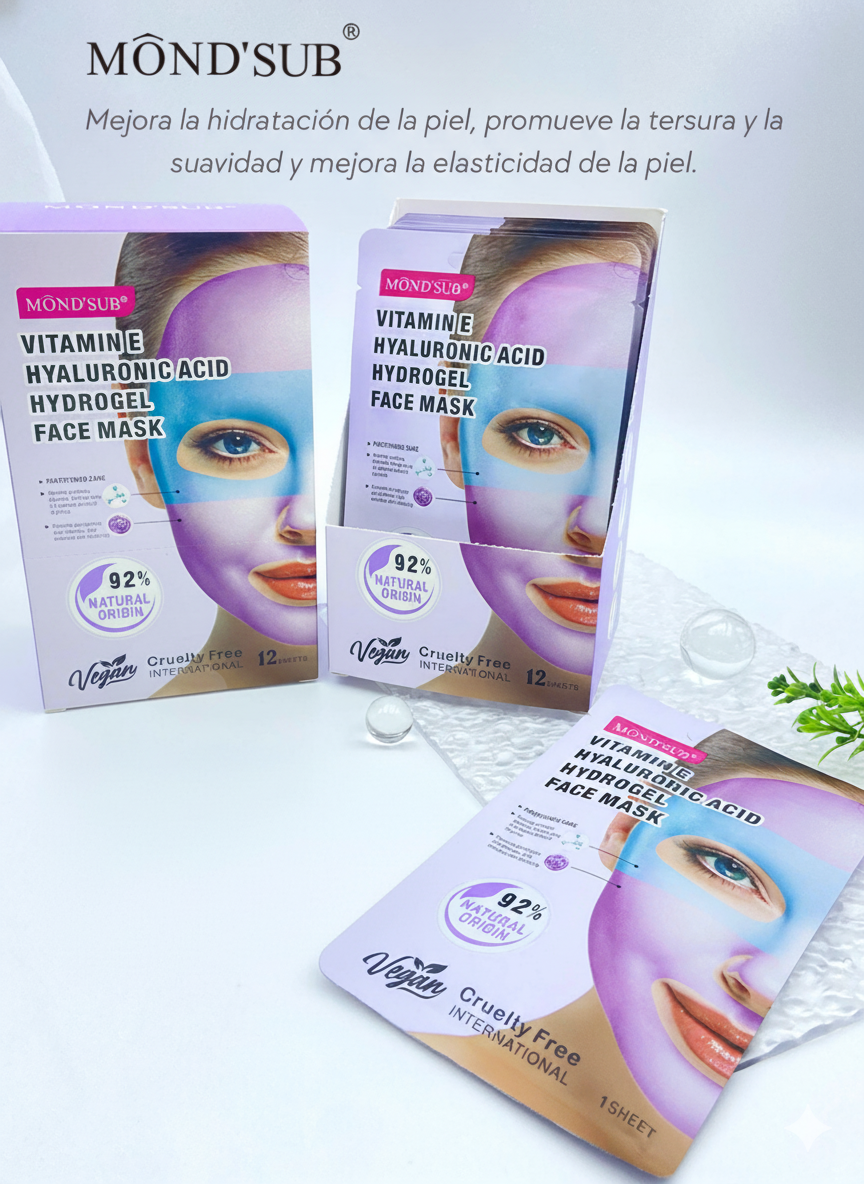 MASCARILLA DE HIDROGEL DOBLE COLOR imagen 2