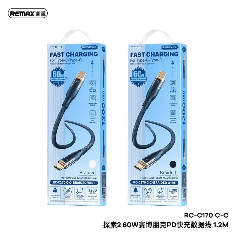 RC-C170C Cable de datos REMAX serie Explore con carga rápida PD 2ª Gen imagen 2