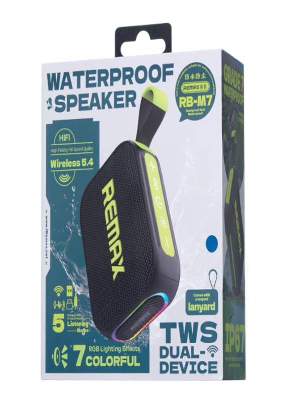 RB-M7 Altavoz Portátil Inalámbrico Impermeable de 10W imagen 3