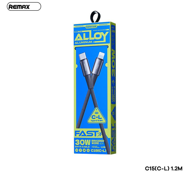 C - Cable de Datos de Aluminio con Carga Rápida imagen 2