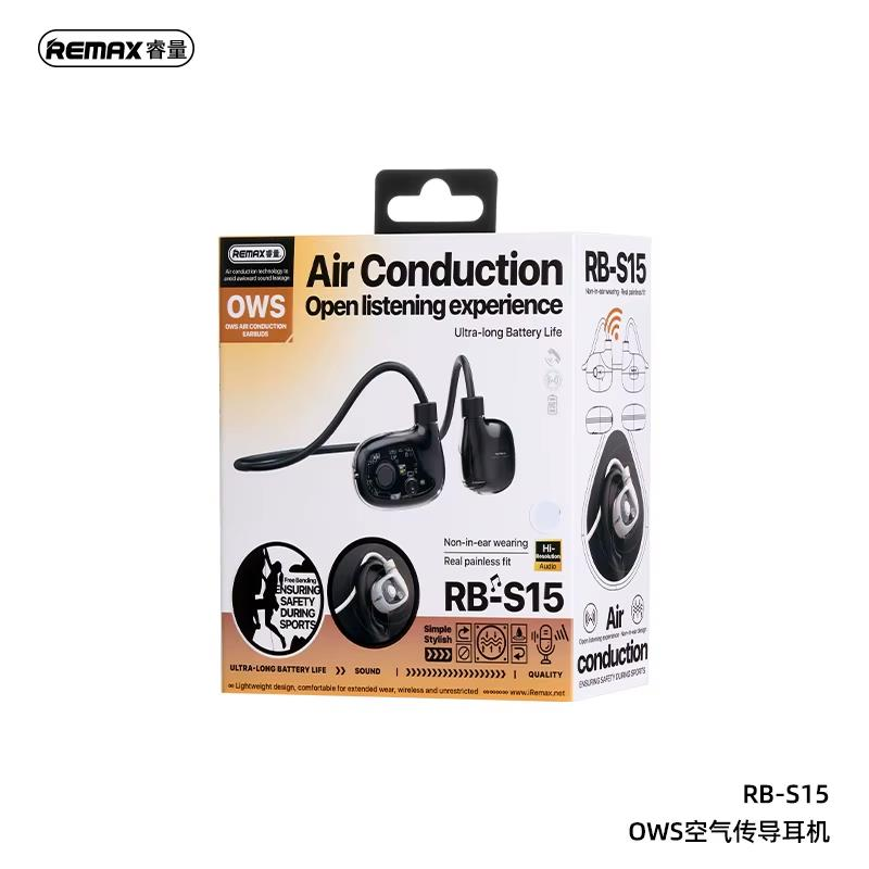 RB-S15 Auriculares Bluetooth con Tecnología de Conducción de Aire