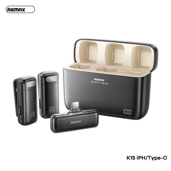 K-15 Micrófono Inalámbrico 2 en 1 para Transmisión en Vivo imagen 2