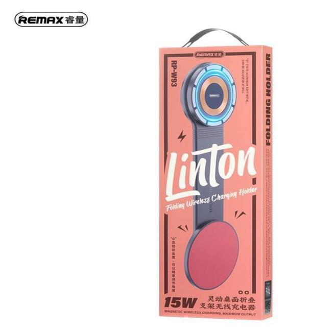 RP-W93 Soporte de Coche con Carga Inalámbrica y Función Plegable para iPhone