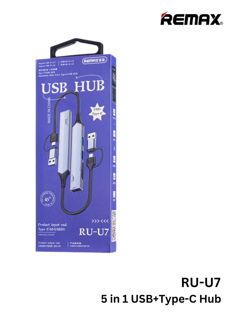 MICRO-RU-U7 Hub USB 3.0 con Conector Type C y Lector de Tarjetas SD imagen 2