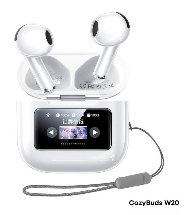 W20 Auriculares con Pantalla Táctil LCD Full-Color imagen 2