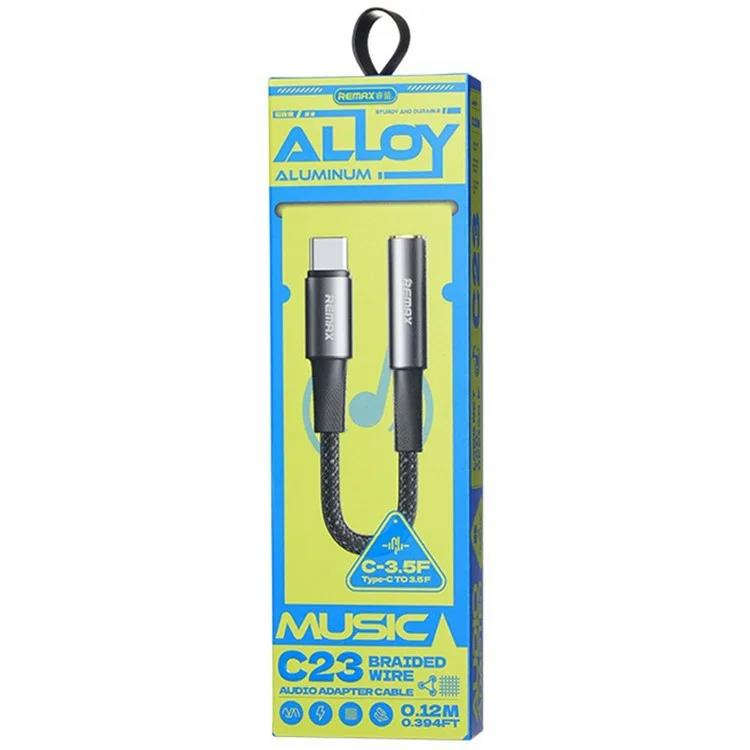 REMAX-SERIES-VELOCITY-CABLE-AUDIO-ADAPTER: Adaptador de Audio Lightning/Type C para Dispositivos Móviles imagen 2