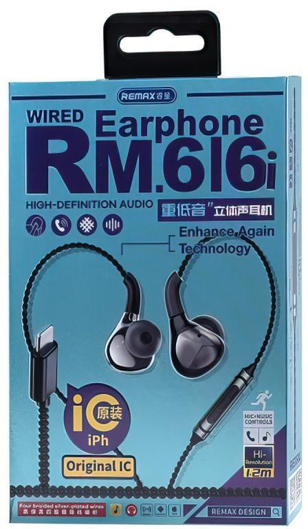 RM-616I Auriculares con Chip Original para iPhone, Llamadas y Música HD