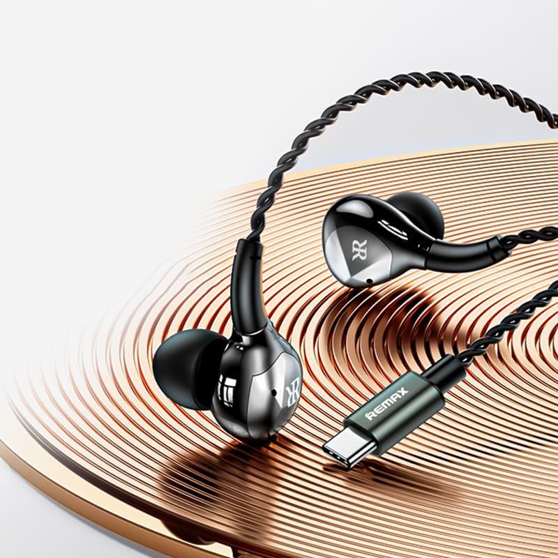 RM-616A Auriculares Manos Libres Tipo C con Control de Música y Llamadas imagen 3