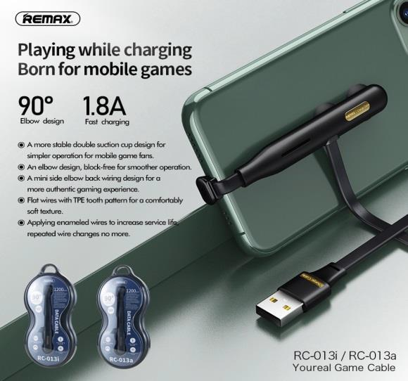 RC-013I-RC-013A RC-013i / RC-013A - Cable USB de Alta Velocidad para Gamers, Compatible con iPhone imagen 2