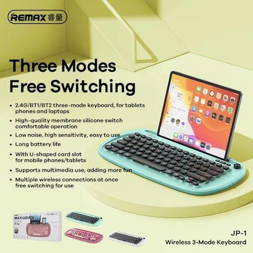 JP - Teclado Bluetooth Ultracompacto para iPad, iPhone y Tablets imagen 3